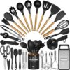 Kitchen Utensils Set - 34PCS Silicone Cooking Utensils with Holder